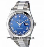 Replica Rolex Datejust II Blue Roman Dial 